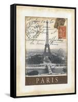 Destination Paris-Tina Chaden-Framed Stretched Canvas