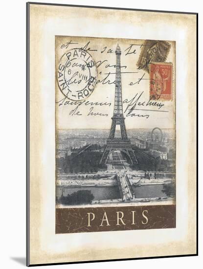 Destination Paris-Tina Chaden-Mounted Art Print