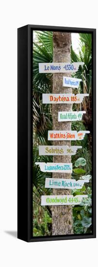 Destination Signs - Florida-Philippe Hugonnard-Framed Stretched Canvas