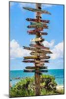 Destination Signs - Key West - Florida-Philippe Hugonnard-Mounted Photographic Print