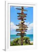 Destination Signs - Key West - Florida-Philippe Hugonnard-Framed Photographic Print