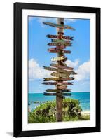 Destination Signs - Key West - Florida-Philippe Hugonnard-Framed Photographic Print