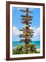 Destination Signs - Key West - Florida-Philippe Hugonnard-Framed Photographic Print