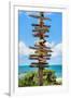 Destination Signs - Key West - Florida-Philippe Hugonnard-Framed Premium Photographic Print