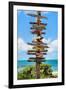 Destination Signs - Key West - Florida-Philippe Hugonnard-Framed Premium Photographic Print