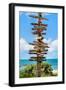 Destination Signs - Key West - Florida-Philippe Hugonnard-Framed Premium Photographic Print