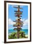 Destination Signs - Key West - Florida-Philippe Hugonnard-Framed Photographic Print