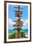 Destination Signs - Key West - Florida-Philippe Hugonnard-Framed Photographic Print