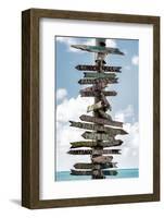 Destination Signs - Key West - Florida-Philippe Hugonnard-Framed Photographic Print