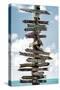 Destination Signs - Key West - Florida-Philippe Hugonnard-Stretched Canvas