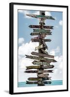 Destination Signs - Key West - Florida-Philippe Hugonnard-Framed Photographic Print