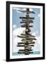 Destination Signs - Key West - Florida-Philippe Hugonnard-Framed Photographic Print