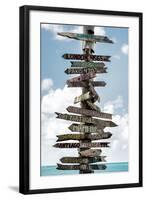 Destination Signs - Key West - Florida-Philippe Hugonnard-Framed Photographic Print