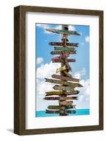 Destination Signs - Key West - Florida-Philippe Hugonnard-Framed Photographic Print