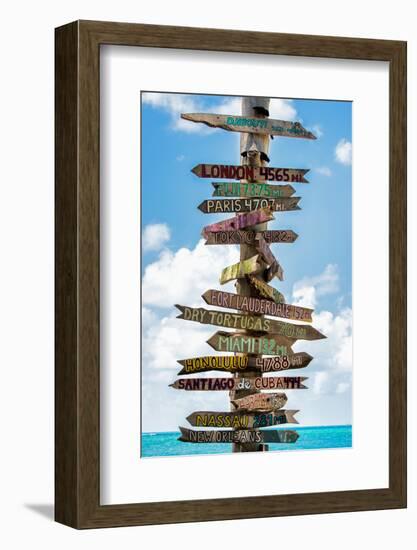 Destination Signs - Key West - Florida-Philippe Hugonnard-Framed Photographic Print