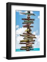 Destination Signs - Key West - Florida-Philippe Hugonnard-Framed Photographic Print