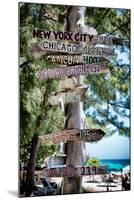 Destination Signs - Key West - Florida-Philippe Hugonnard-Mounted Photographic Print