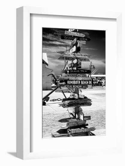 Destination Signs - Key West - Florida-Philippe Hugonnard-Framed Photographic Print