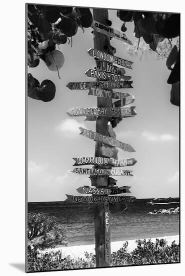 Destination Signs - Key West - Florida-Philippe Hugonnard-Mounted Photographic Print