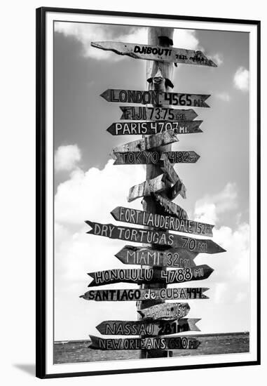 Destination Signs - Key West - Florida-Philippe Hugonnard-Framed Premium Photographic Print