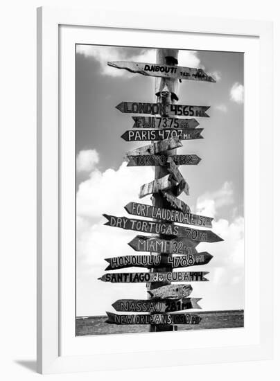 Destination Signs - Key West - Florida-Philippe Hugonnard-Framed Photographic Print