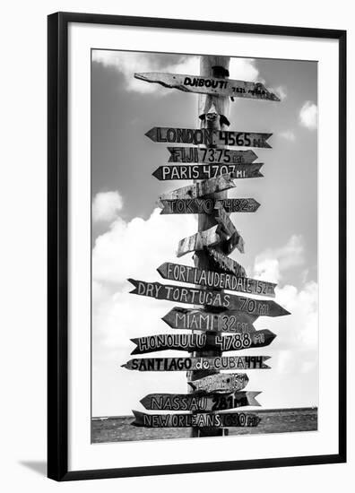 Destination Signs - Key West - Florida-Philippe Hugonnard-Framed Photographic Print