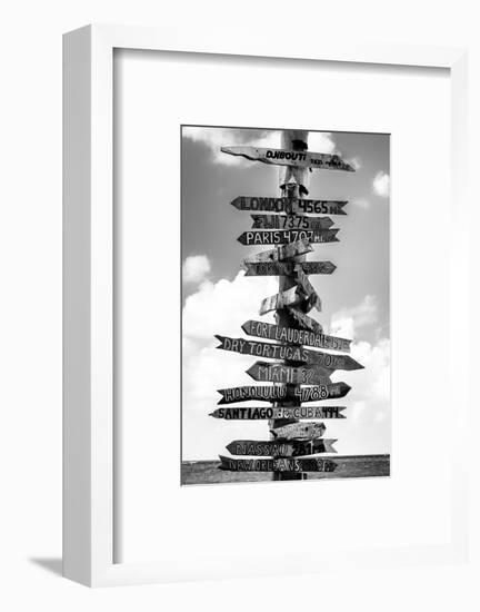 Destination Signs - Key West - Florida-Philippe Hugonnard-Framed Photographic Print