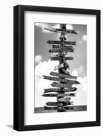 Destination Signs - Key West - Florida-Philippe Hugonnard-Framed Photographic Print