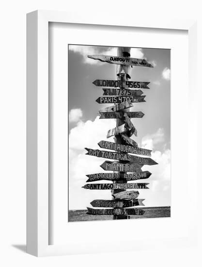 Destination Signs - Key West - Florida-Philippe Hugonnard-Framed Photographic Print