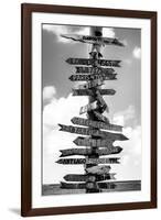 Destination Signs - Key West - Florida-Philippe Hugonnard-Framed Premium Photographic Print