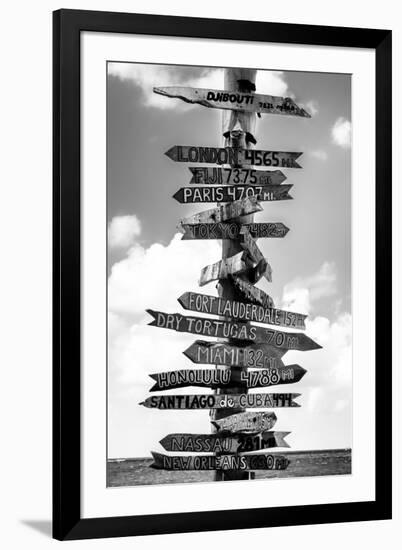 Destination Signs - Key West - Florida-Philippe Hugonnard-Framed Premium Photographic Print