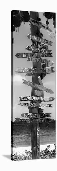 Destination Signs - Key West - Florida-Philippe Hugonnard-Stretched Canvas