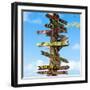 Destination Signs - Key West - Florida-Philippe Hugonnard-Framed Photographic Print