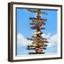 Destination Signs - Key West - Florida-Philippe Hugonnard-Framed Photographic Print