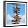 Destination Signs - Key West - Florida-Philippe Hugonnard-Framed Photographic Print