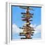 Destination Signs - Key West - Florida-Philippe Hugonnard-Framed Photographic Print