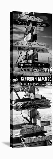 Destination Signs - Key West - Florida-Philippe Hugonnard-Stretched Canvas