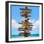 Destination Signs - Key West - Florida-Philippe Hugonnard-Framed Photographic Print