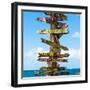 Destination Signs - Key West - Florida-Philippe Hugonnard-Framed Photographic Print