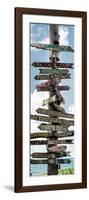 Destination Signs - Key West - Florida-Philippe Hugonnard-Framed Photographic Print