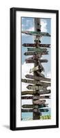 Destination Signs - Key West - Florida-Philippe Hugonnard-Framed Premium Photographic Print