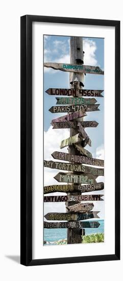 Destination Signs - Key West - Florida-Philippe Hugonnard-Framed Premium Photographic Print