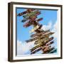 Destination Signs - Key West - Florida-Philippe Hugonnard-Framed Photographic Print