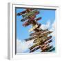 Destination Signs - Key West - Florida-Philippe Hugonnard-Framed Photographic Print