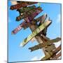 Destination Signs - Key West - Florida-Philippe Hugonnard-Mounted Photographic Print