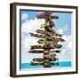 Destination Signs - Key West - Florida-Philippe Hugonnard-Framed Photographic Print