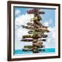 Destination Signs - Key West - Florida-Philippe Hugonnard-Framed Photographic Print