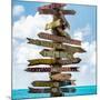 Destination Signs - Key West - Florida-Philippe Hugonnard-Mounted Photographic Print