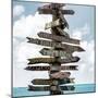 Destination Signs - Key West - Florida-Philippe Hugonnard-Mounted Photographic Print