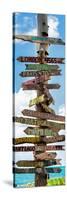 Destination Signs - Key West - Florida-Philippe Hugonnard-Stretched Canvas